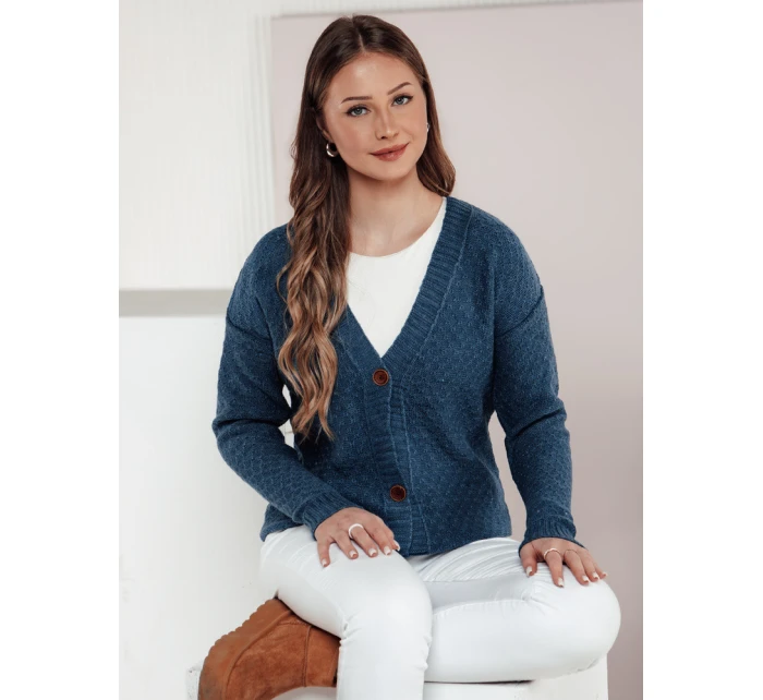 Dámský svetr CHICLINE modrý FashionStreet MY2400