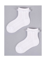 Dívčí ažurové ponožky YO! SKL-0008G 17-34