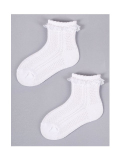 Dívčí ažurové ponožky YO! SKL-0008G 17-34