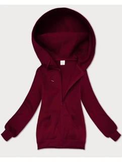 Dámská rozepínací mikina v barvě s kapucí model 21395751 - S'WEST