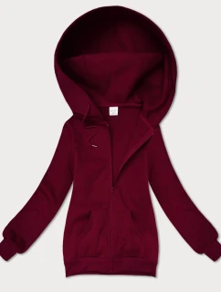 Dámská rozepínací mikina v barvě s kapucí model 21395751 - S'WEST