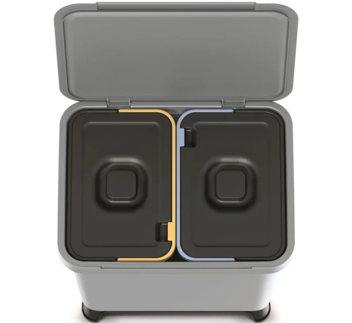 SORTIBOX 2W1 SMOOTH GRAY odpadkový koš