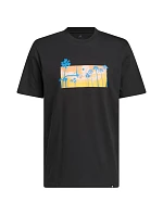 Pánské tričko adidas Summer Sunset Graphic T-shirt black KC9243 pánské
