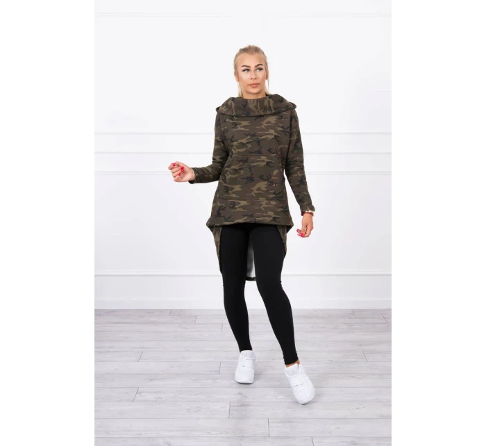 Mikina s dlouhými zády model 18745101 - K-Fashion
