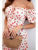 Dámské maxi šaty s květinami a model 21000875 - K-Fashion