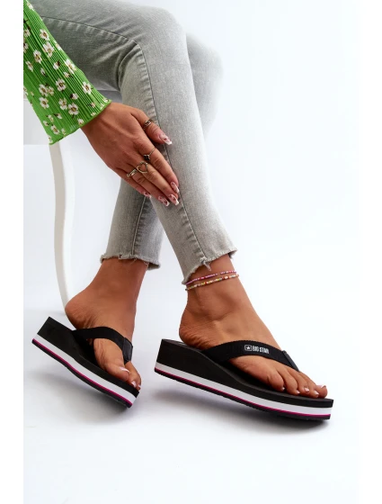 Dámské žabky na klínku Big Star model 21660770 Bílá - Big Star Shoes