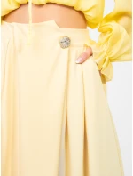 Spódnica IT SD model 22011345 jasny żółty - FPrice