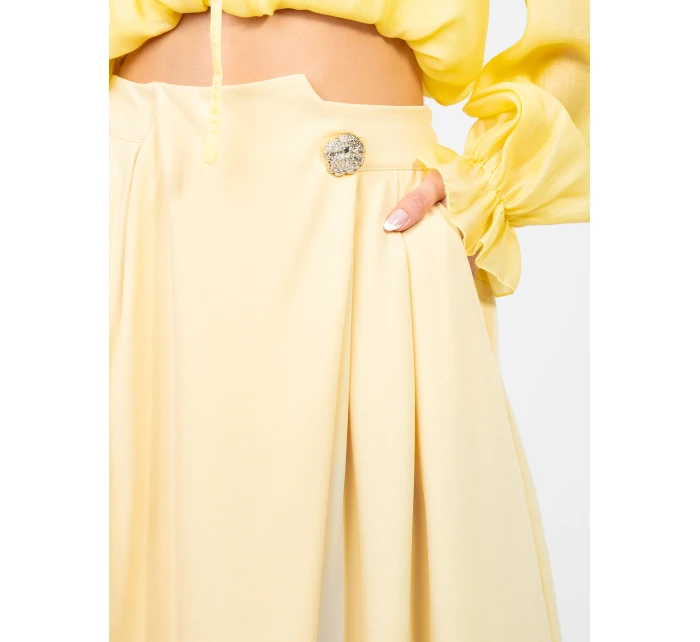 Spódnica IT SD model 22011345 jasny żółty - FPrice