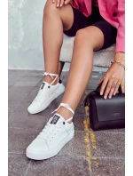 Dámské kožené tenisky Big Star - bílé/černé Dámské kožené tenisky Big Star - bílé/černé