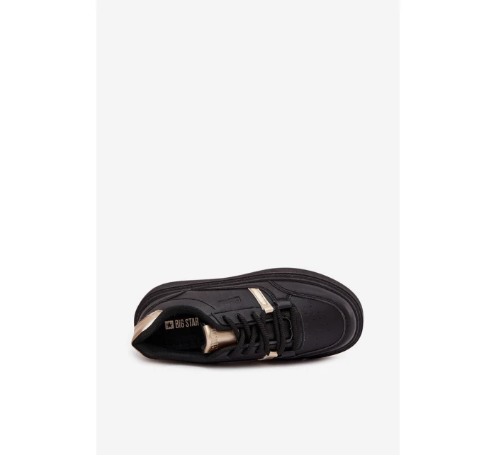 Dámské tenisky na platformě Big Star – černé Dámské tenisky na platformě Big Star – černé