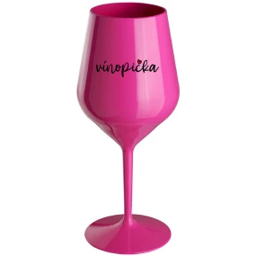 model 21799981 růžová nerozbitná sklenice na víno 470 ml - Giftela model 21799981 růžová nerozbitná sklenice na víno 470 ml - Giftela