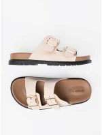 Trendy dámské Jasnobeżowy nazouváky platforma Trendy dámské Jasnobeżowy nazouváky platforma