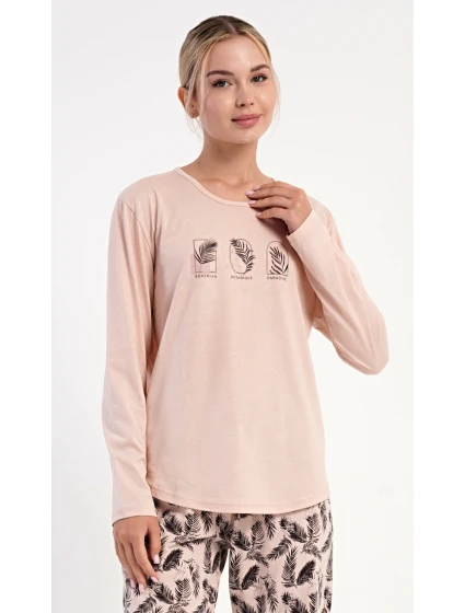 Dámské pyžamo dlouhé model 21745712 - Vienetta Dámské pyžamo dlouhé model 21745712 - Vienetta