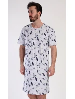 Pánská noční košile s krátkým rukávem Surfing