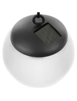 SOLÁRNÍ LAMPA PLASTOVÁ KOULE ZÁVĚSNÁ 20CM