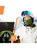 Qunature lyžařský plášť 13230023015 bike motorbike balaclava velikost L - zelená