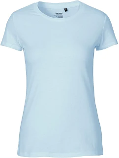 Neutral O 81001 Dámské tričko z bio bavlny 77.8101 light blue