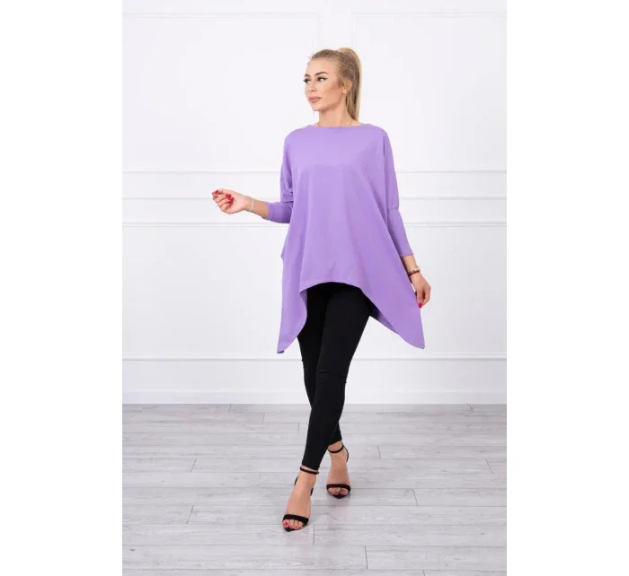 Oversize halenka fialová