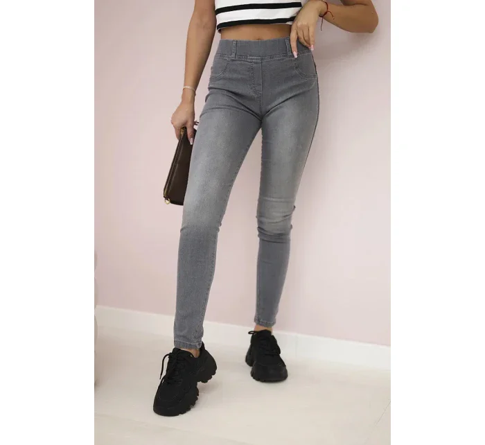 Grafitové džínové kalhoty Grafitové džínové kalhoty