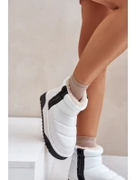 Nízké Sněhové Boty Na Tlusté Podešvi D.Franklin Bílé DFSH371011