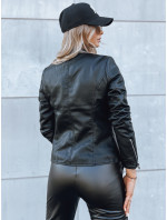 TRENDY FUSION dámská kožená bunda černá Dstreet TY3896