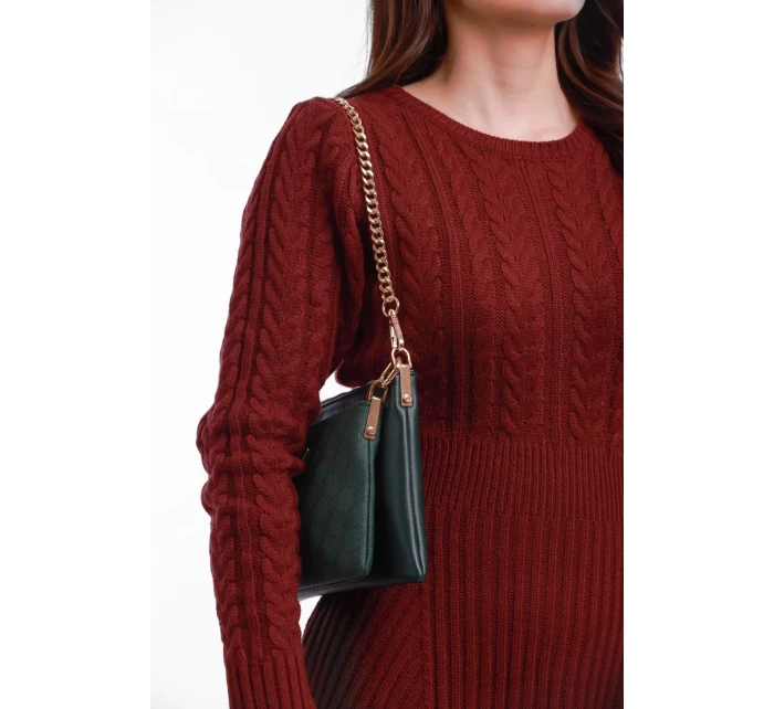 Dámská dvojitá kabelka Vuch Clasie MN Dark Green Dámská dvojitá kabelka Vuch Clasie MN Dark Green