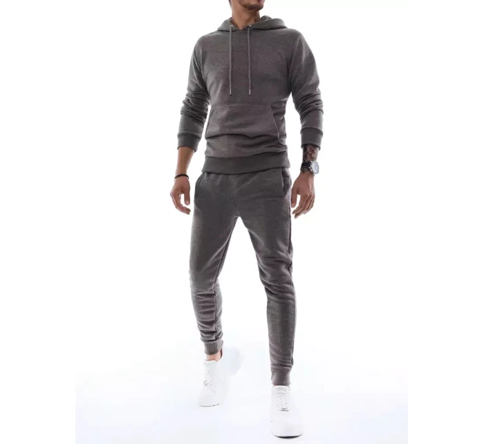 Pánská antracitová tepláková souprava FashionStreet AX0420