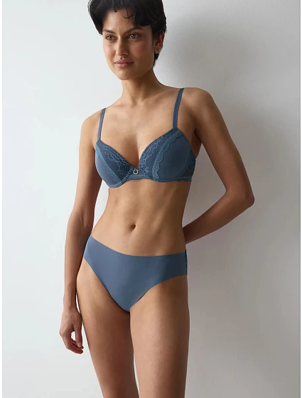 Dámské kalhotky Pretty Micro Tai  Indigo Veil modrošedé - TRIUMPH