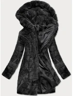 KURTKA DAMSKA Z KAPTUREM CZARNA model 21242692 - S'WEST