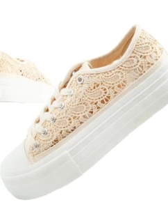 Lee Cooper dámská sportovní obuv šněrovací tenisky ažurové platformy dámské