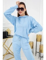 Pletená souprava Roxy model 17566870 Baby Blue - Vittoria Ventini Pletená souprava Roxy model 17566870 Baby Blue - Vittoria Ventini