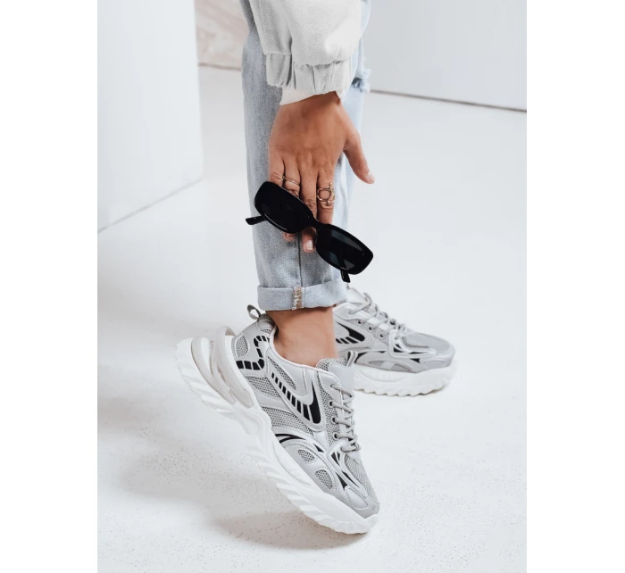 Dámské sportovní tenisky BLAZERO silver FashionStreet ZY1015