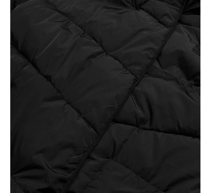 DŁUGA ZIMOWA KURTKA DAMSKA CZARNA model 21244899 - LHD