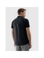 Pánská černá pánská běžecká vesta Primaloft model 21431405 - 4F Pánská černá pánská běžecká vesta Primaloft model 21431405 - 4F