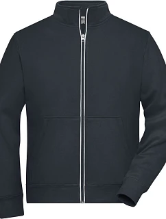 JN Pánská pracovní mikina Doubleface Solid 02. carbon model 22532151 - Daiber