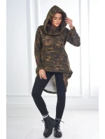 Mikina s dlouhými zády model 18745101 - K-Fashion