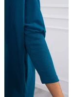 Oversize halenka s potiskem duhových rtů marine