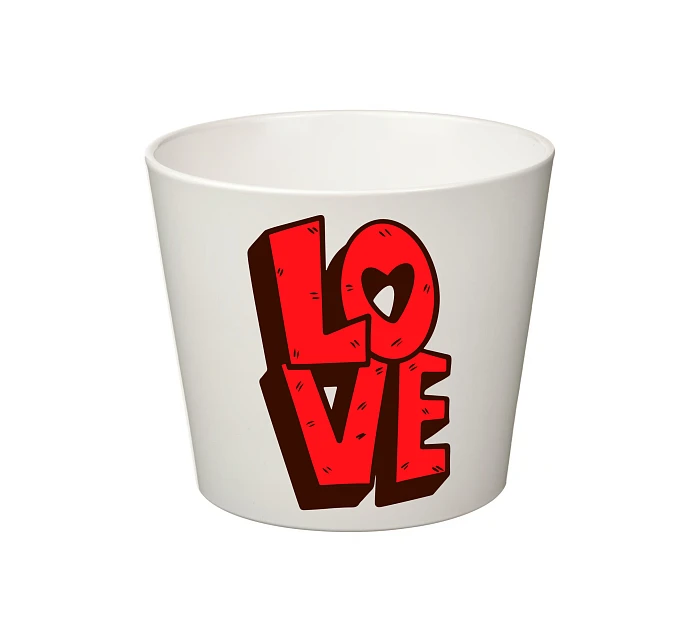 LOVE (VERZE 4) - malý květináč 