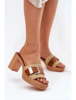 Pantofle model 213955 Step in style Pantofle model 213955 Step in style