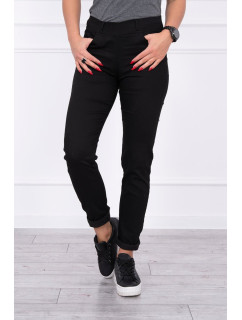 Kalhoty barevné džínové černé