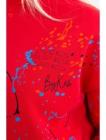 Izolovaná sada s barevným potiskem červená