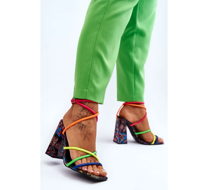 Módní sandály na vysokém podpatku Vícebarevné model 21613427 - Boto Módní sandály na vysokém podpatku Vícebarevné model 21613427 - Boto