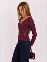 Sweter IR SW model 22296797 bordowy - FPrice