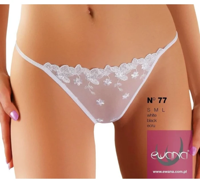 Dámské tanga N.77 Bílá - Ewana