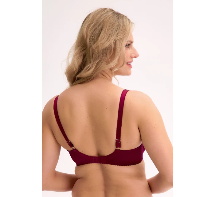 Dámská podprsenka Jovana 1313 Bordó - Gaia