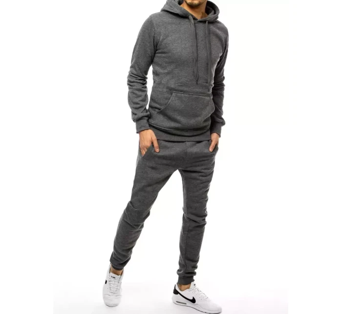 Pánské tmavě šedé tepláky model 21962996 - Dstreet