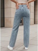 Dámské džínové kalhoty s rovnými nohavicemi TANIALES blue FashionStreet UY2670