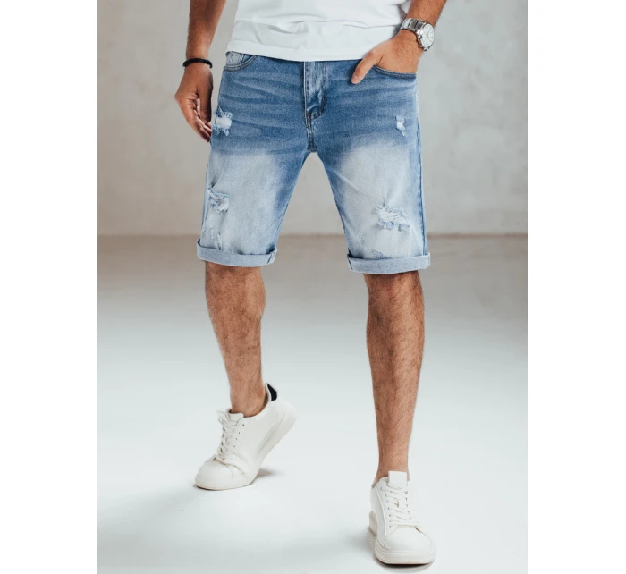 Pánské modré džínové šortky FashionStreet SX2560