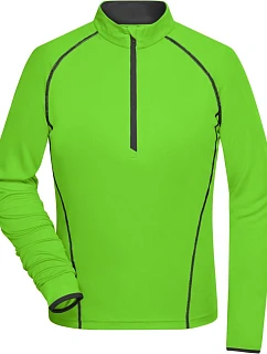 JN 497 Dámské funkční tričko s dlouhým rukávem model 22486914 bright green/black - Daiber