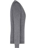 JN Dámský svetr s výstřihem do V 02.0 grey heather model 22487848 - Daiber JN Dámský svetr s výstřihem do V 02.0 grey heather model 22487848 - Daiber